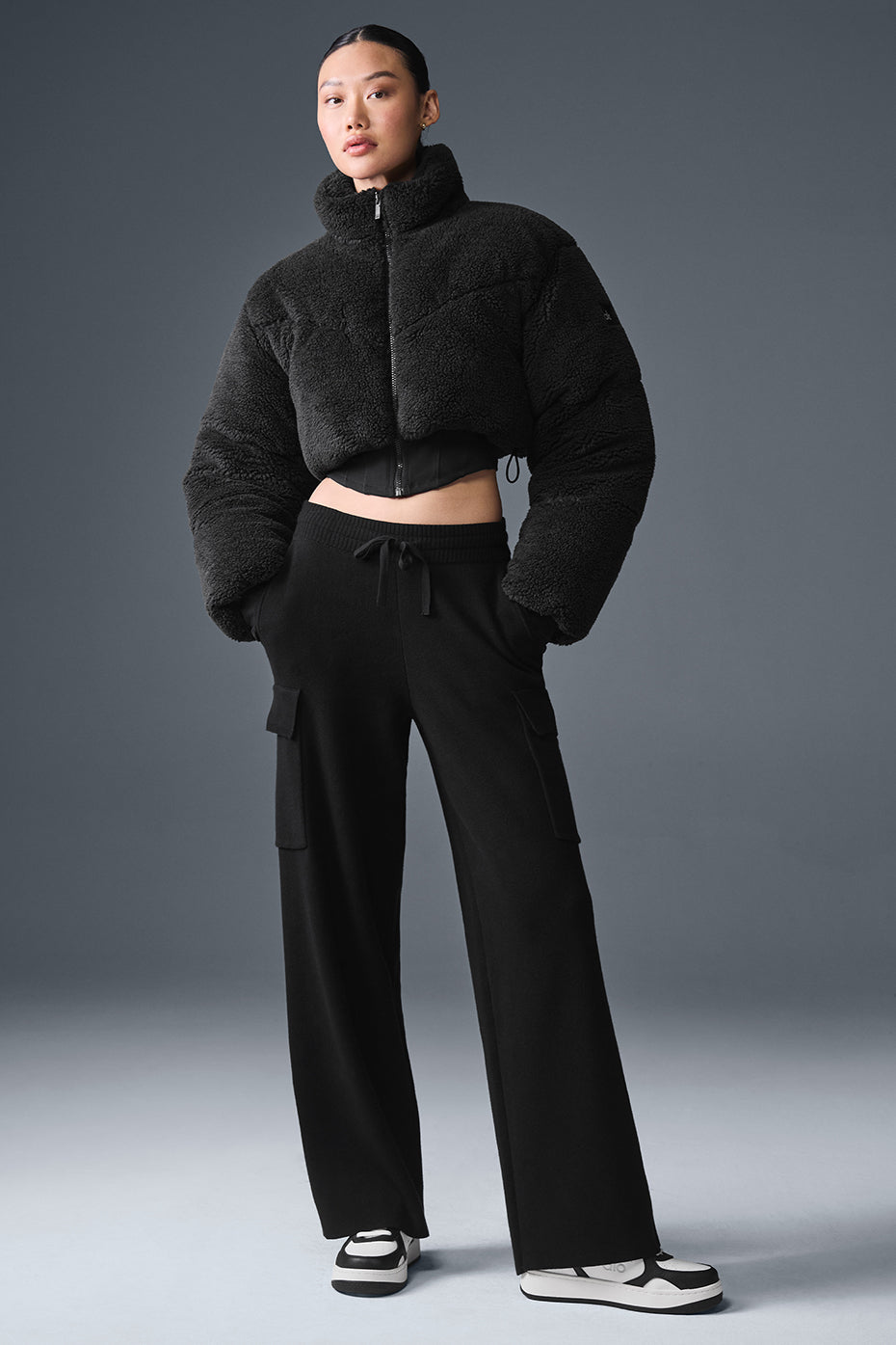 Doudoune Corset Sherpa Main Act