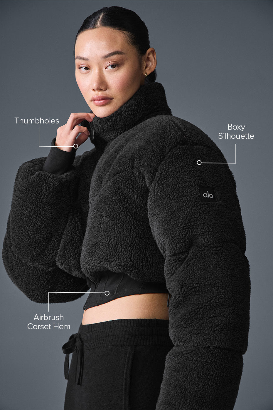 Doudoune Corset Sherpa Main Act