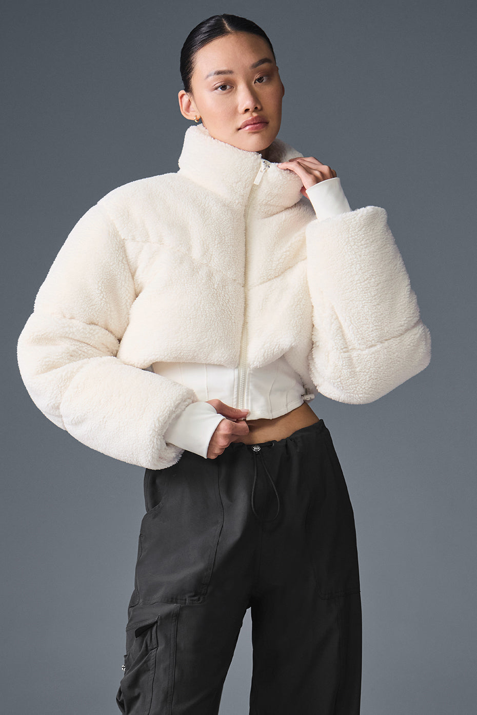 Doudoune Corset Sherpa Main Act