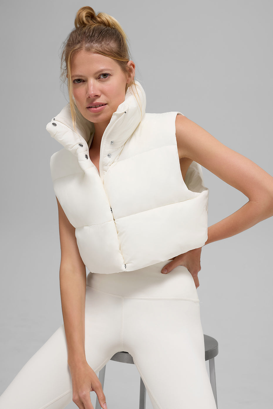 Gilet Doudoune Court Gold Rush