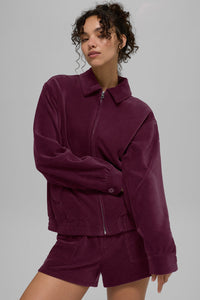 Veste Micro Velours Côtelé On Duty