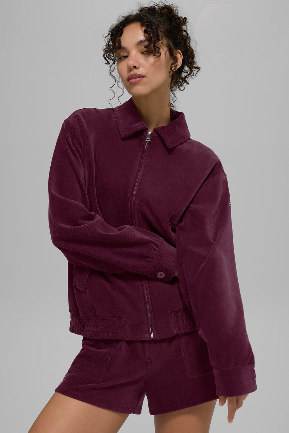 Veste Micro Velours Côtelé On Duty