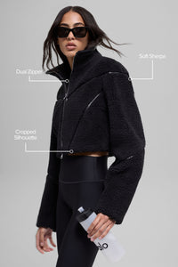 Veste Courte En Sherpa Slope Side