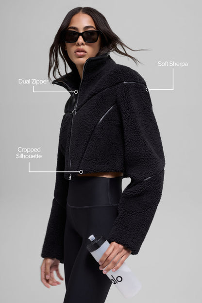 Veste Courte En Sherpa Slope Side