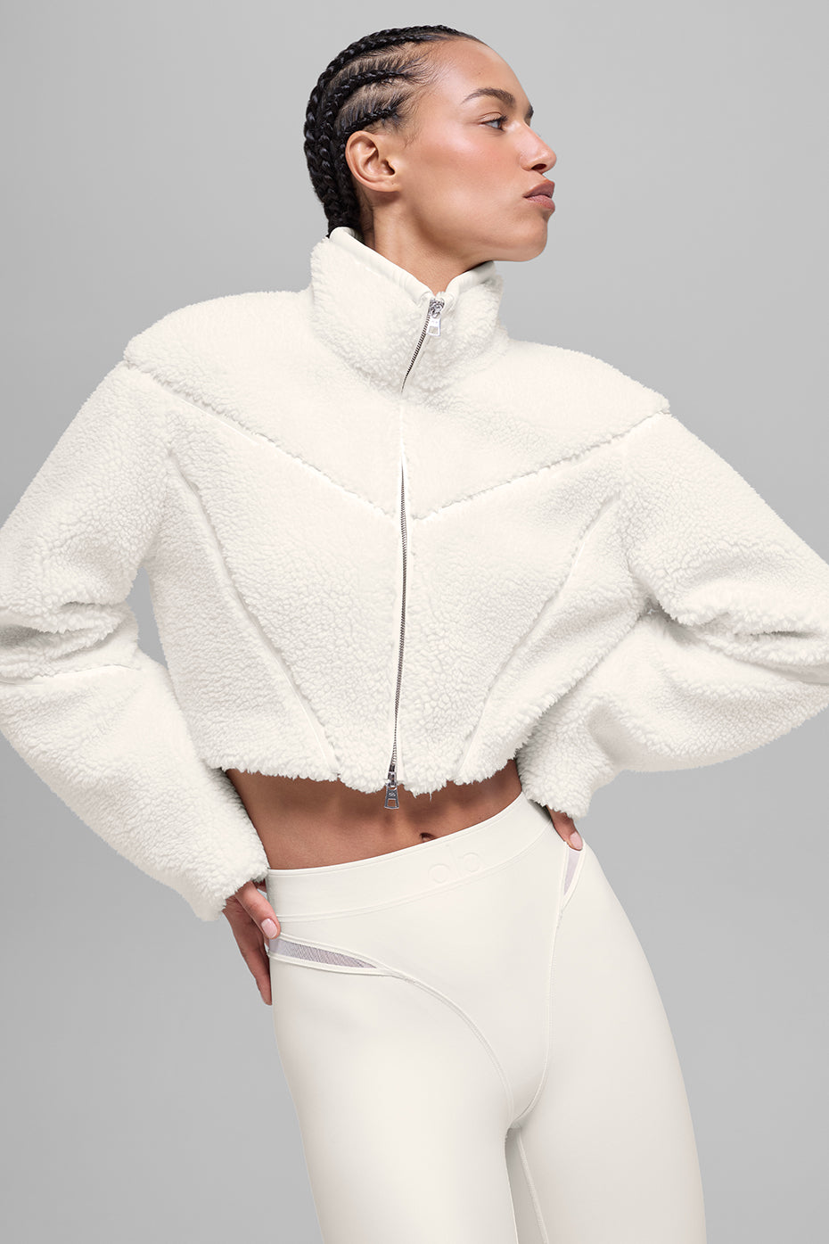 Veste Courte En Sherpa Slope Side