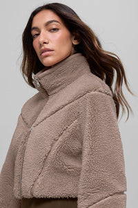 Veste Courte En Sherpa Slope Side
