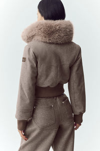 Veste En Laine Mélangée Bunny Slope