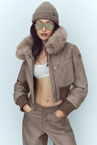 Veste En Laine Mélangée Bunny Slope
