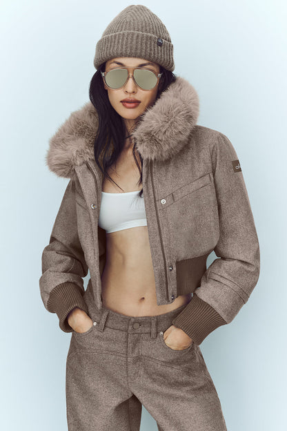Veste En Laine Mélangée Bunny Slope