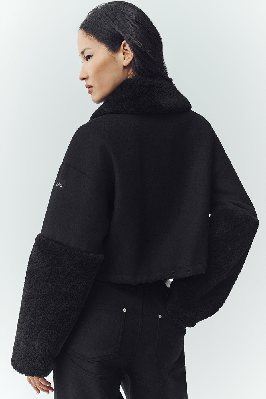 Veste Bomber En Laine Mélangée Nightfall