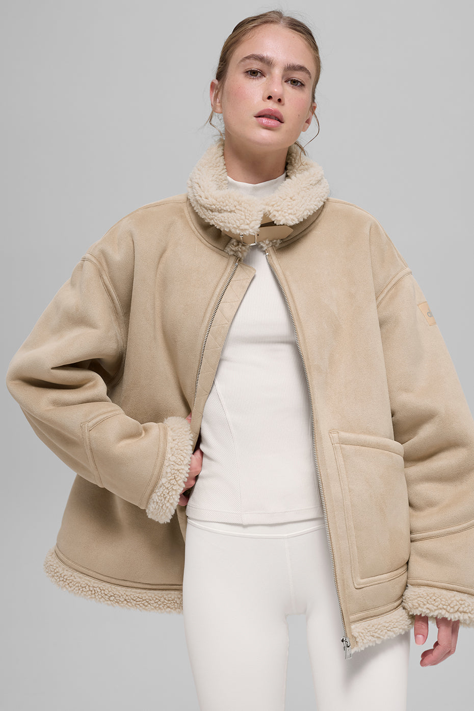 Veste Imitation Agneau Grand