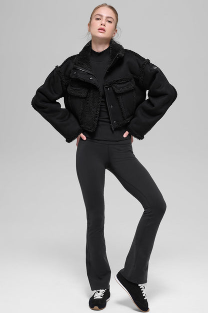 Veste Courte Imitation Agneau Snowfall