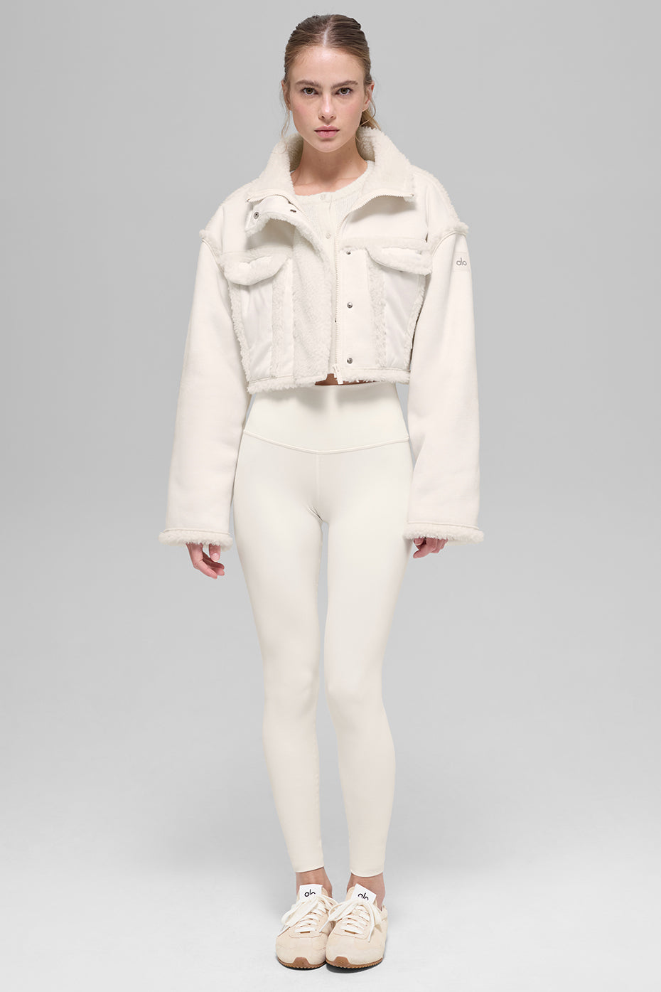 Veste Courte Imitation Agneau Snowfall