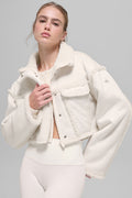 Veste Courte Imitation Agneau Snowfall