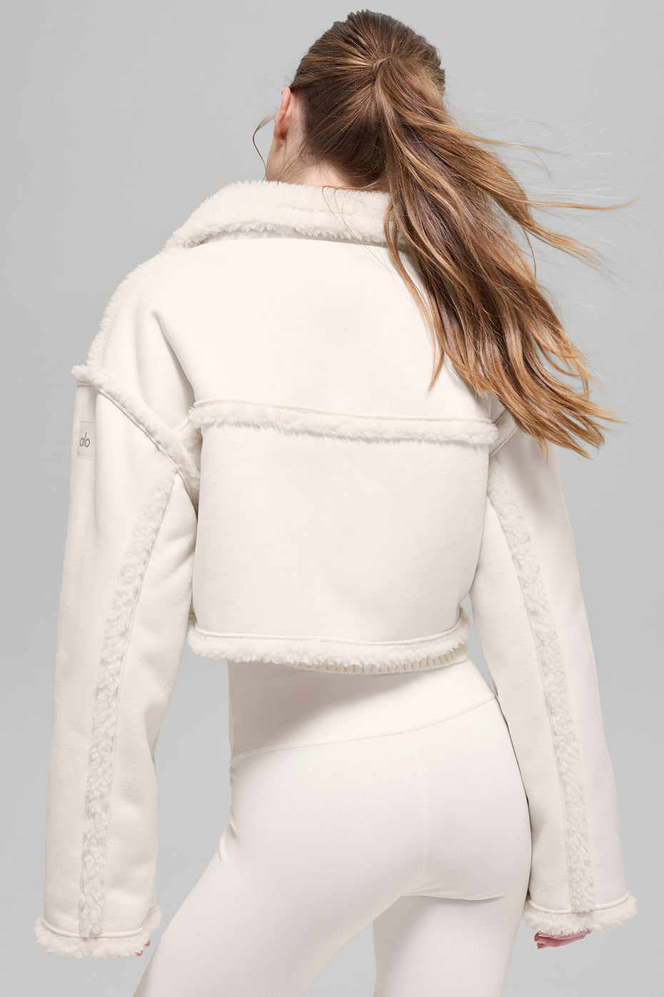 Veste Courte Imitation Agneau Snowfall