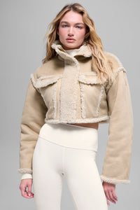Veste Courte Imitation Agneau Snowfall