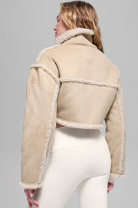 Veste Courte Imitation Agneau Snowfall