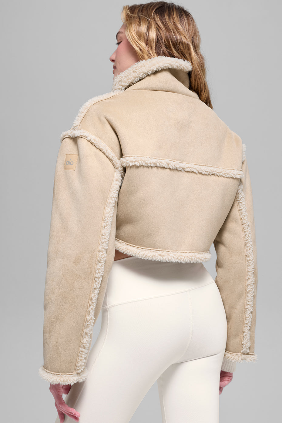 Veste Courte Imitation Agneau Snowfall