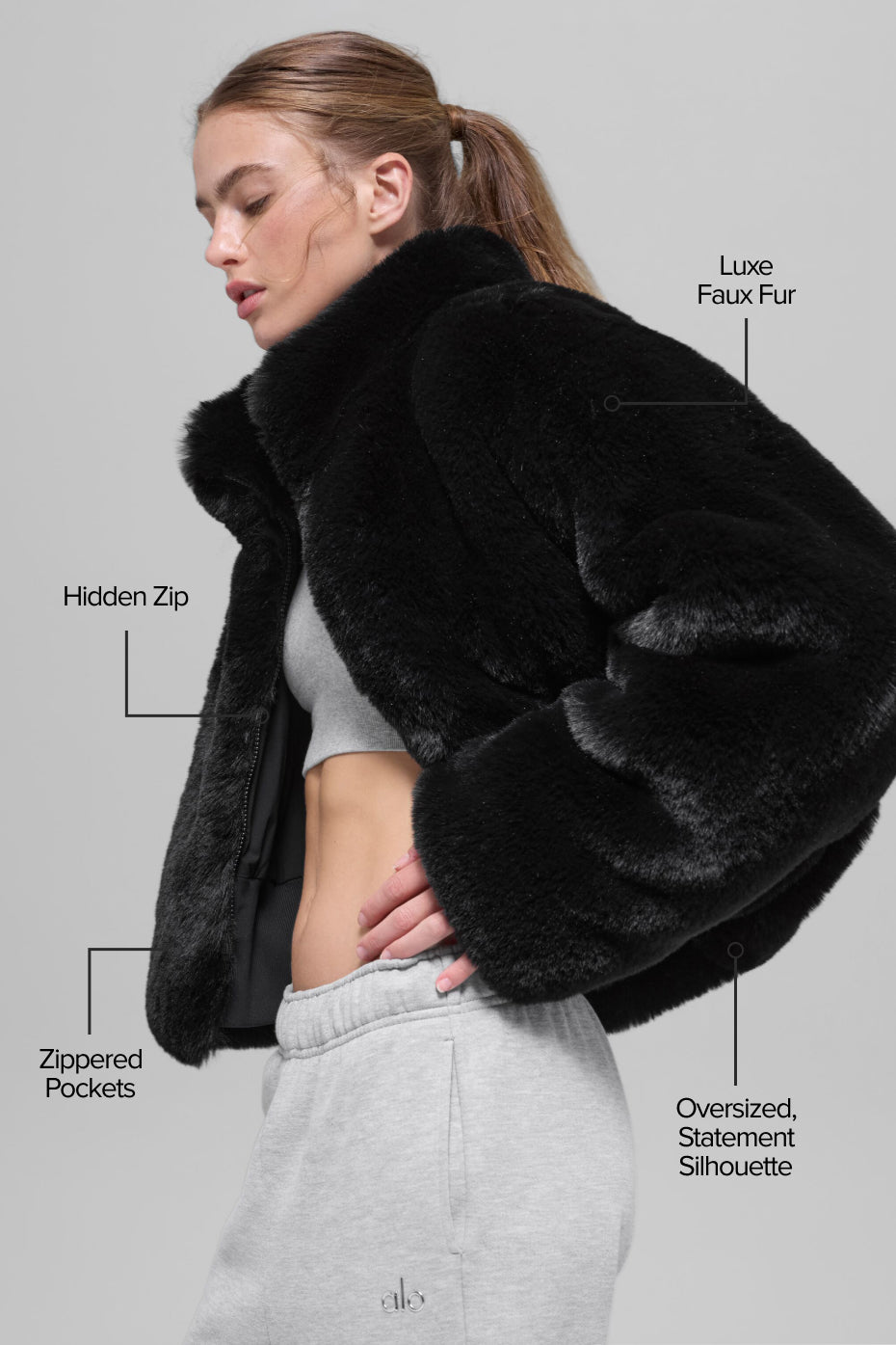 Veste Fausse Fourrure Allure