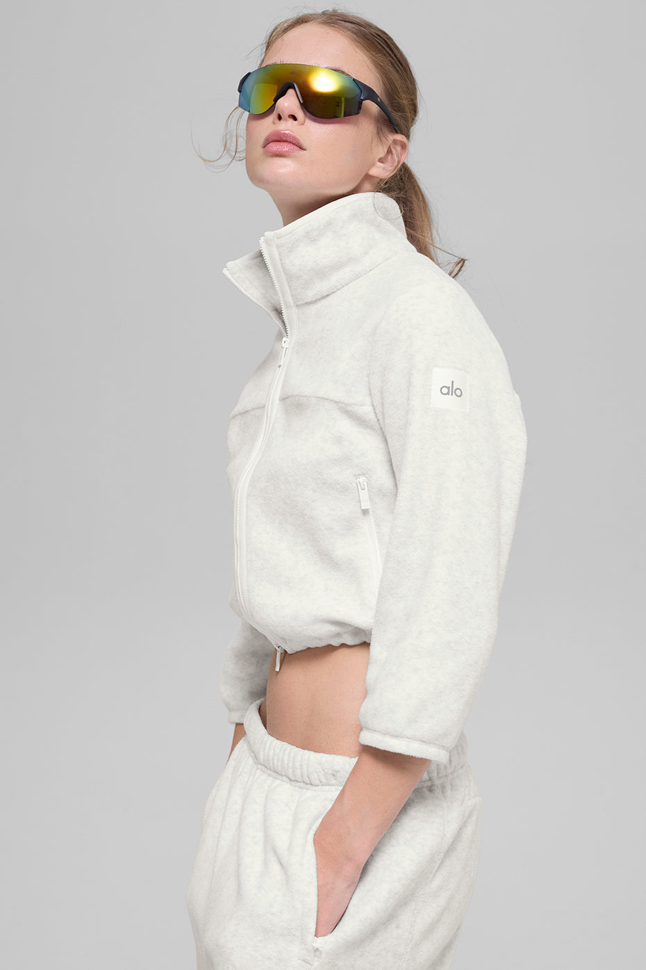 Polar Fleece Retreat Cropped Jacket