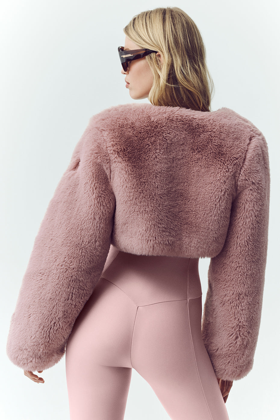 Veste Courte Fausse Fourrure Chic