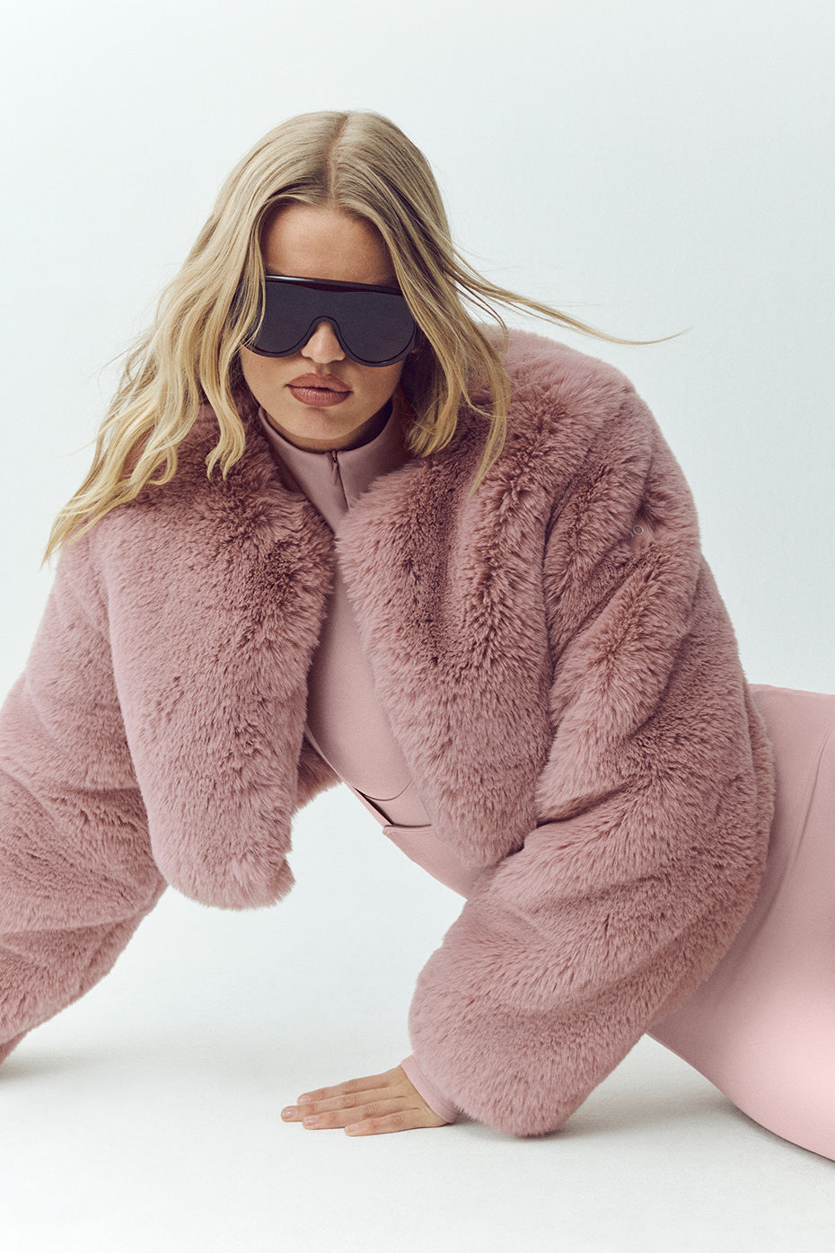 Veste Courte Fausse Fourrure Chic