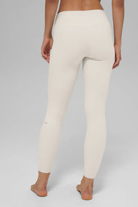 Legging Taille Haute 7/8 Alosoft Highlight - Noir