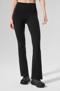 Airbrush Legging bootcut taille haute (court)
