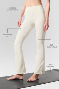 Airbrush Legging bootcut taille haute (court)