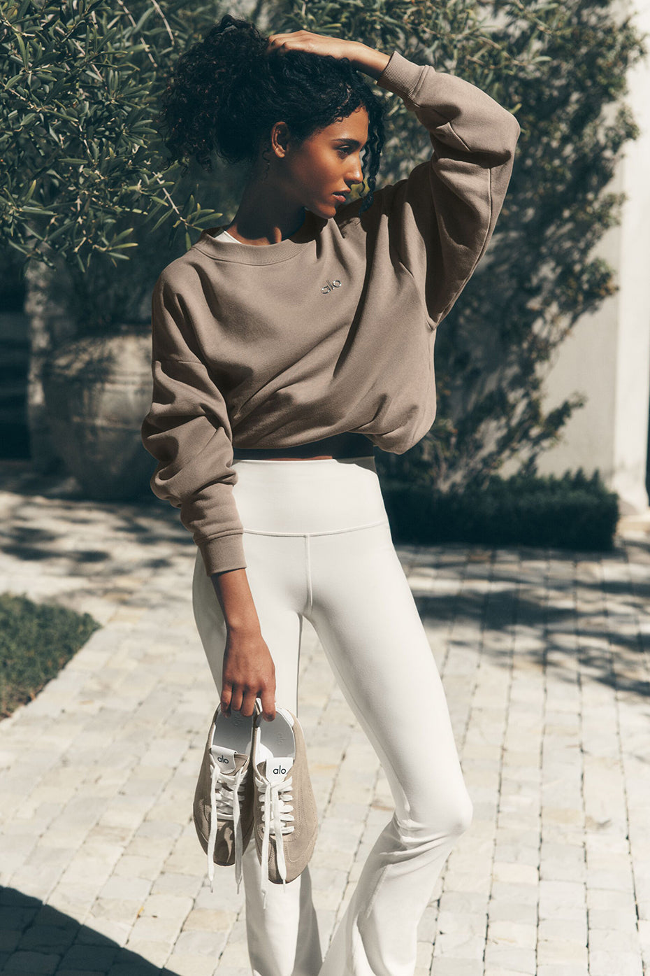 Airbrush Legging bootcut taille haute (court)