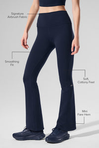 Airbrush Legging bootcut taille haute (court)
