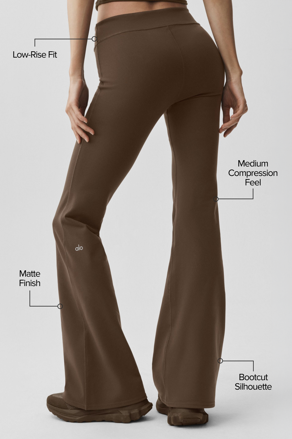 Airbrush Legging évasé taille basse (régulier)