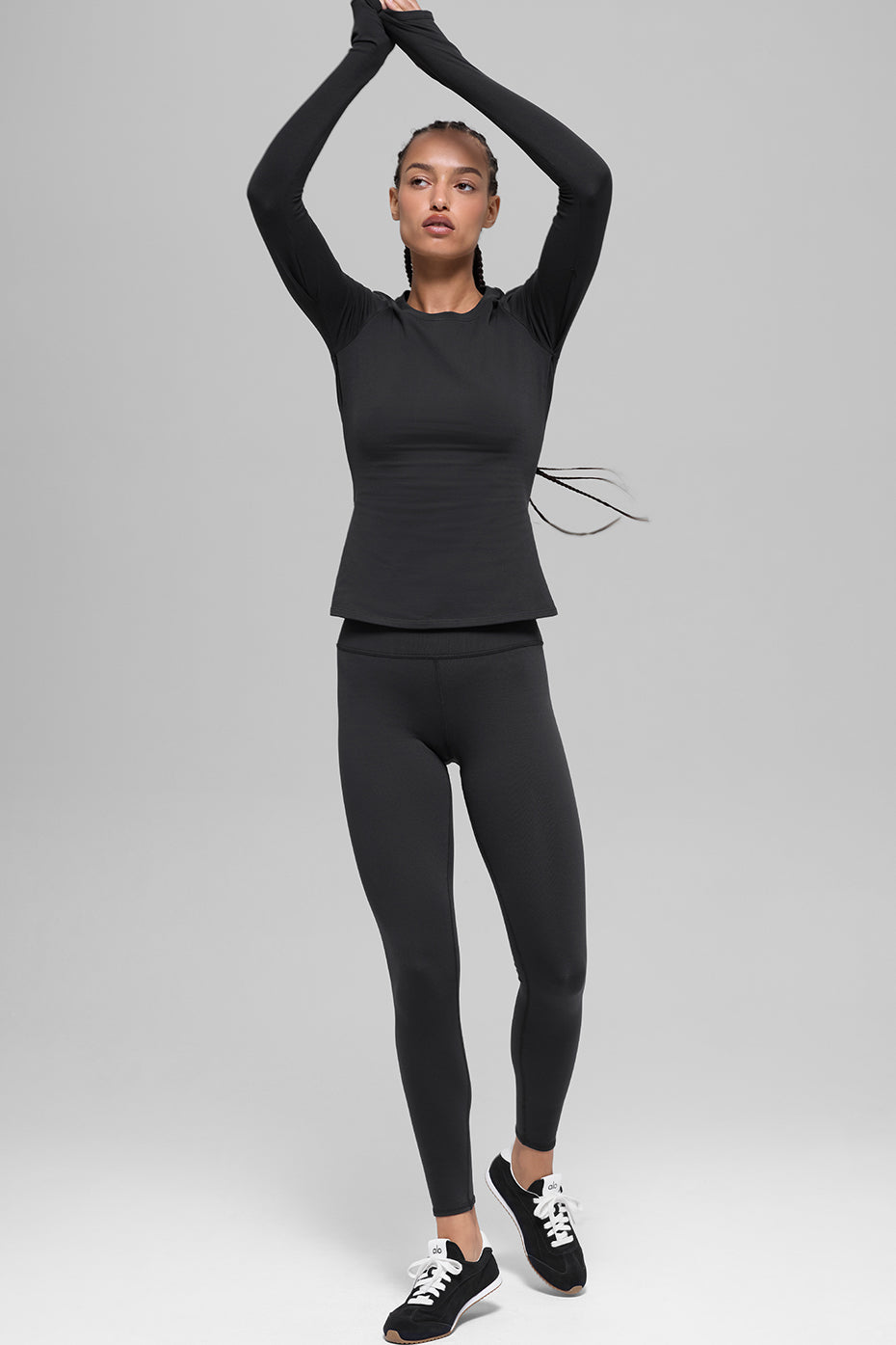 Legging Taille Haute Airbrush Winter Warm Nocturne