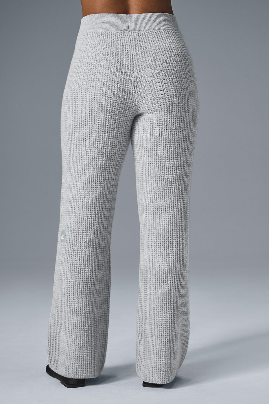 Pantalon Taille Haute En Cachemire Plush Waffle