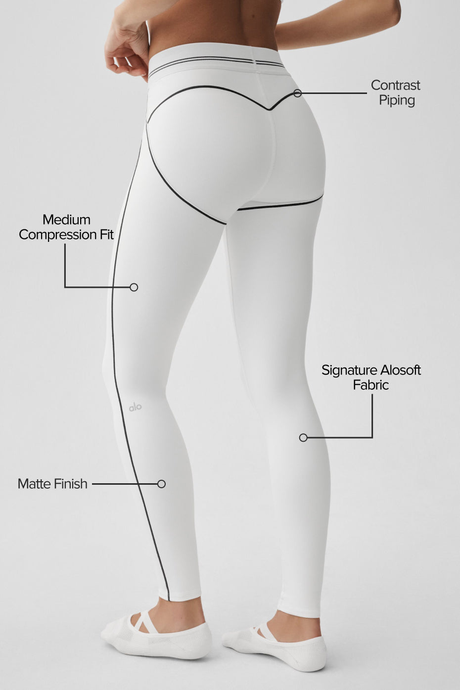 Legging Taille Haute Airbrush Heart Throb