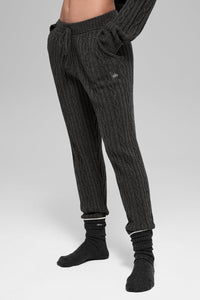 Pantalon En Maille Torsadée Winter Bliss