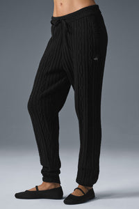 Pantalon En Maille Torsadée Winter Bliss