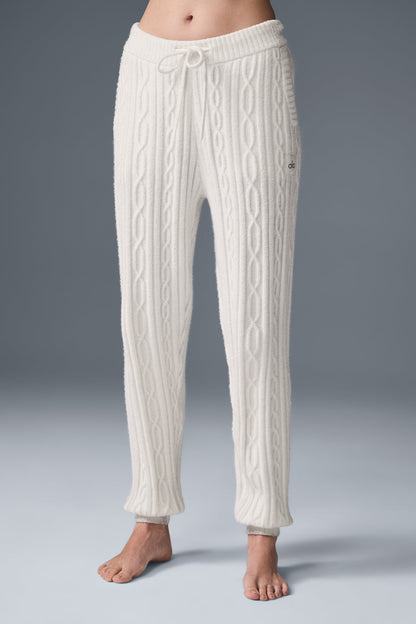 Pantalon En Maille Torsadée Winter Bliss