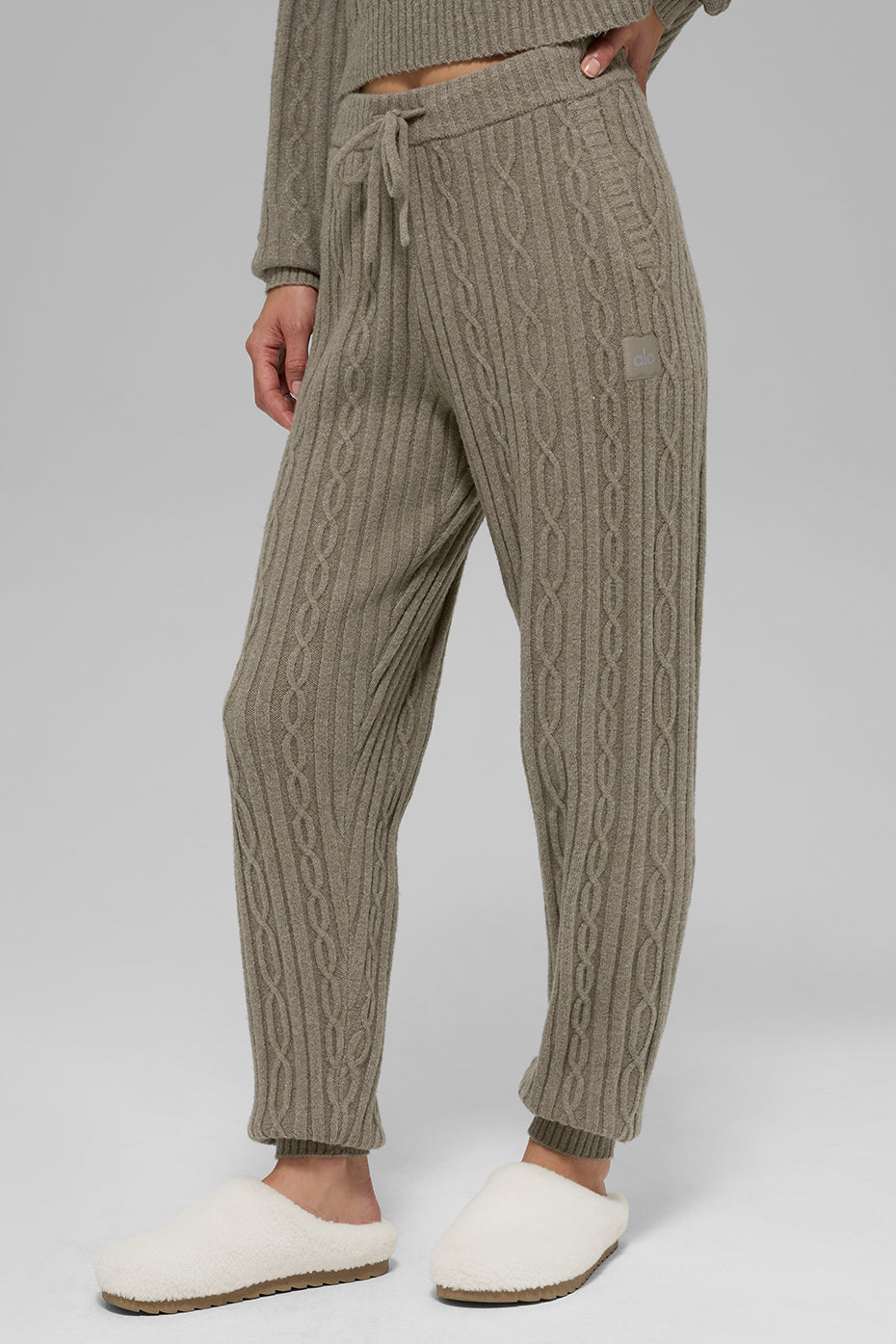 Pantalon En Maille Torsadée Winter Bliss