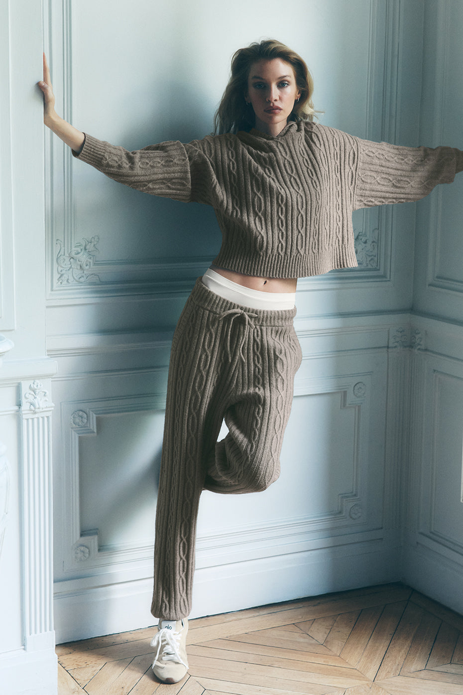 Pantalon En Maille Torsadée Winter Bliss