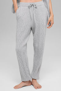 Pantalon En Maille Torsadée Winter Bliss