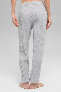 Pantalon En Maille Torsadée Winter Bliss