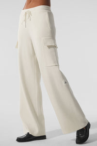 Pantalon Cargo Taille Haute Scholar Knit