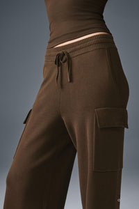 Pantalon Cargo Taille Haute Scholar Knit