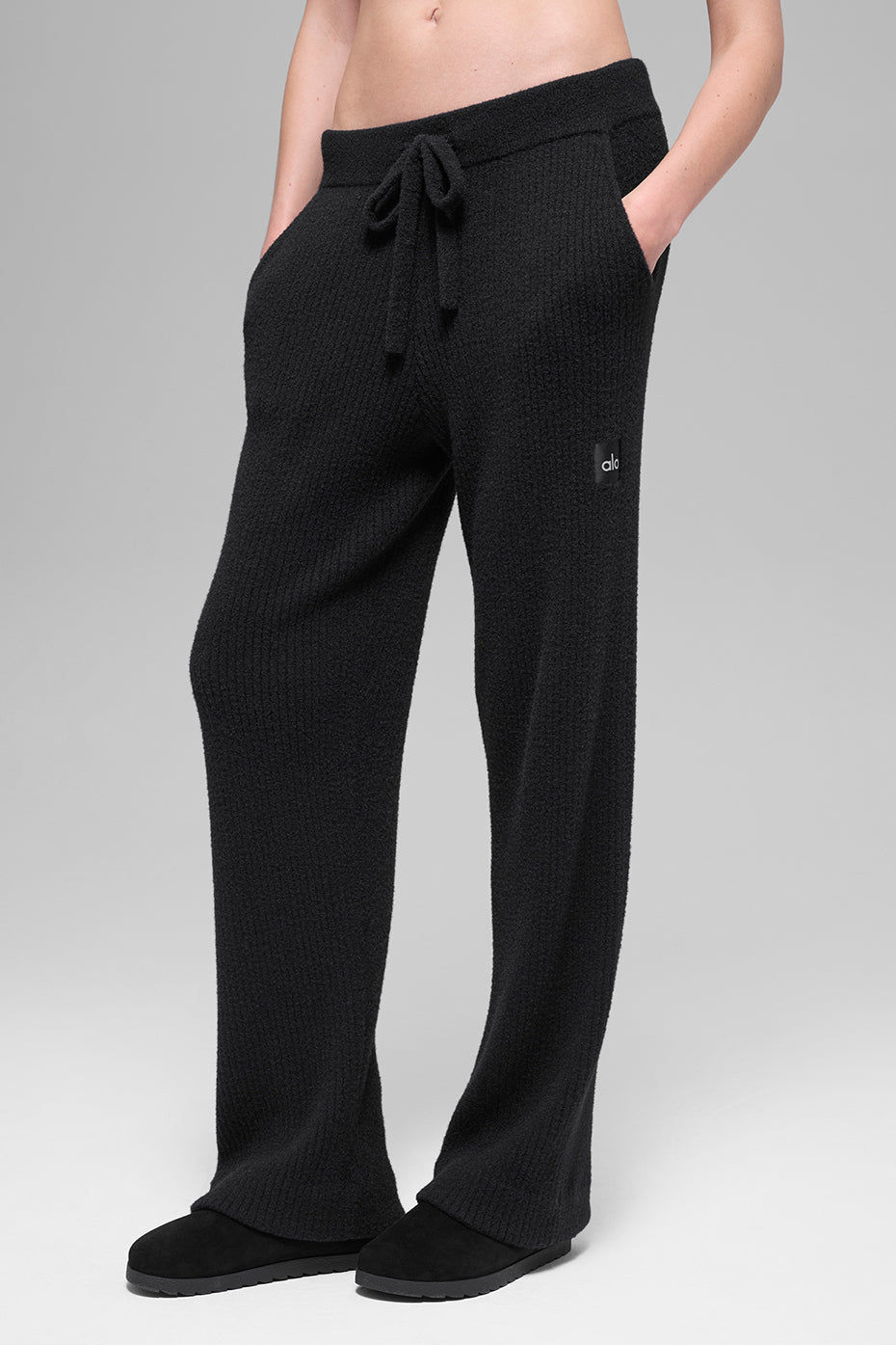 Pantalon Large Taille Haute Sweat Snuggle Up