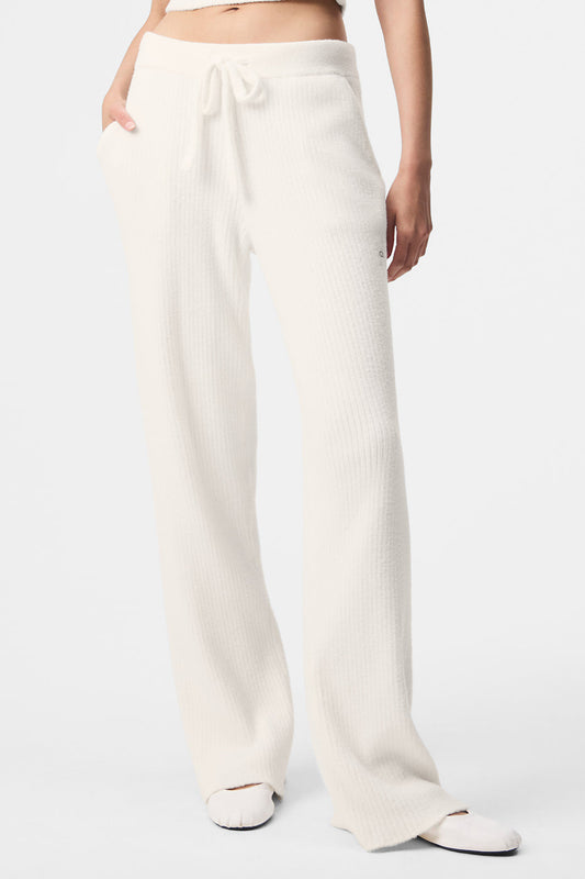 Pantalon Large Taille Haute Sweat Snuggle Up