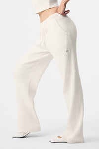 Snuggle Up Sweater High-Waist Wide Leg Pant