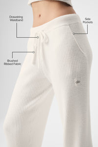 Pantalon Large Taille Haute Sweat Snuggle Up