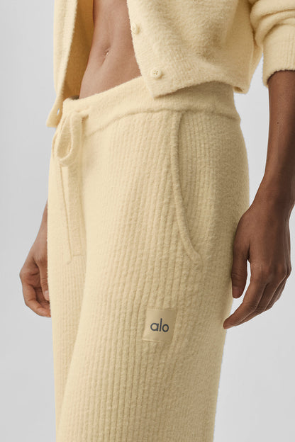 Pantalon Large Taille Haute Sweat Snuggle Up
