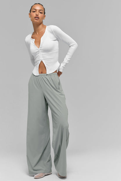 Pantalon Large Breezy (long) - Blanc
